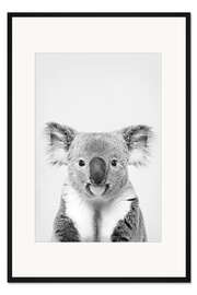 Gerahmter Kunstdruck Freundlicher Koala