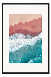 Gerahmter Kunstdruck Farben des Meeres