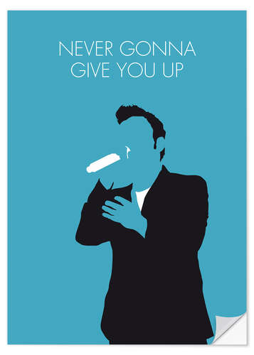 Wall sticker Rick Astley - Never Gonna Give You Up