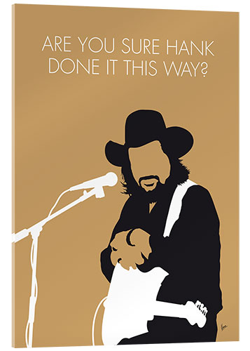 Acrylglasbild Waylon Jennings - Are You Sure Hank Done It This Way?