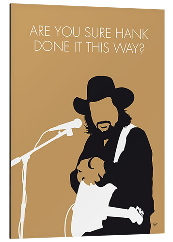 Aluminium print Waylon Jennings - Are You Sure Hank Done It This Way?