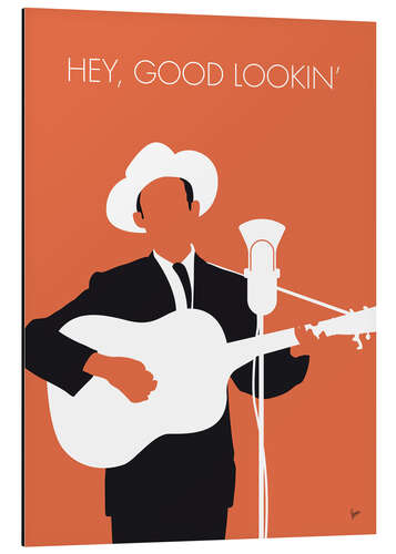 Aluminium print Hank Williams - Hey, Good Lookin'