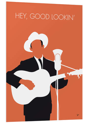 Foam board print Hank Williams - Hey, Good Lookin'