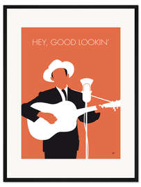 Gerahmter Kunstdruck Hank Williams - Hey, Good Lookin'
