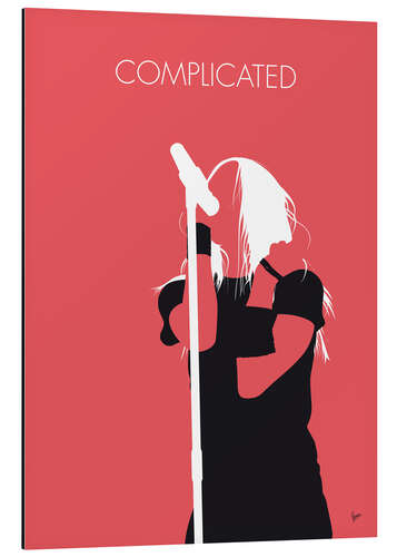 Aluminium print Avril Lavigne - Complicated