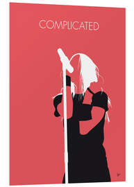 Foam board print Avril Lavigne - Complicated