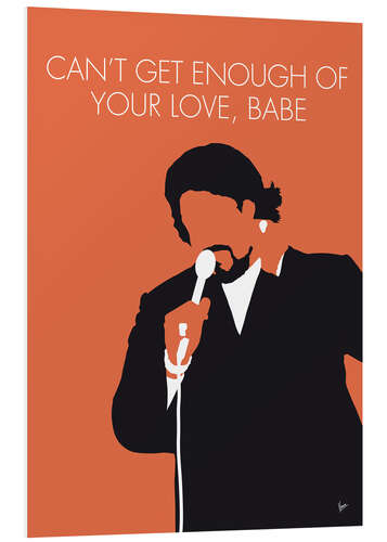 Foam board print Barry White - Can't Get Enough Of Your Love, Babe