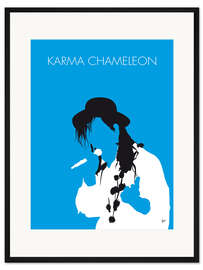 Gerahmter Kunstdruck Culture Club - Karma Chameleon