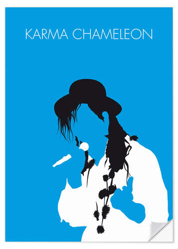 Selvklæbende plakat Culture Club - Karma Chameleon