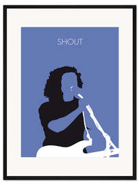 Gerahmter Kunstdruck Tears for Fears - Shout