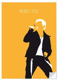 Sticker mural Billy Idol