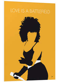 Foam board print Pat Benatar - Love Is A Battlefield