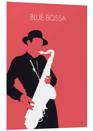 Foam board print Dexter Gordon - Blue Bossa