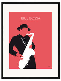 Gerahmter Kunstdruck Dexter Gordon - Blue Bossa