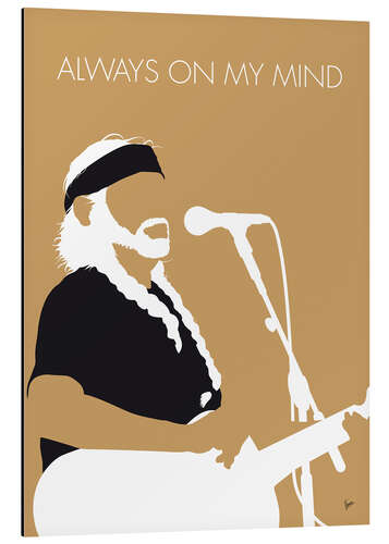 Stampa su alluminio Willie Nelson - Always On My Mind