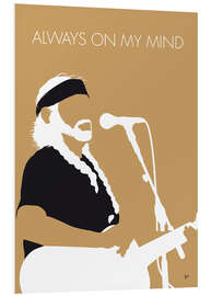 Foam board print Willie Nelson - Always On My Mind