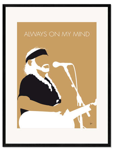 Framed art print Willie Nelson - Always On My Mind