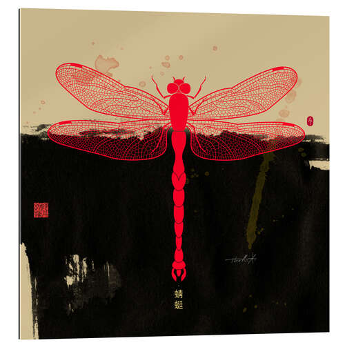 Gallery print Big Red Dragonfly