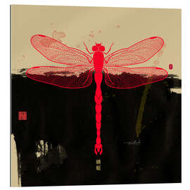 Gallery print Big Red Dragonfly