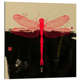 Magnettafel Große rote Libelle