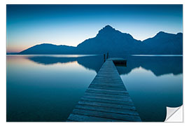 Naklejka na ścianę Morning at the Traunsee