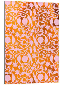 Magnettafel Indisches Lotus-Muster