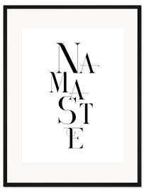 Gerahmter Kunstdruck Namaste