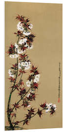 Foam board print The Cherry Blossoms of Mikawa