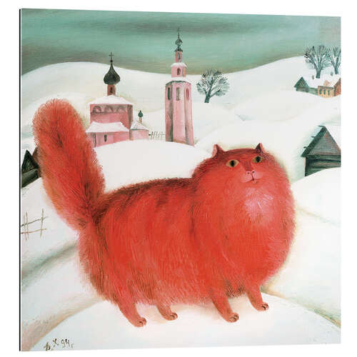 Galleritryck Red Cat