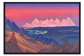 Gerahmter Kunstdruck Tangla, das Lied über Shambhala