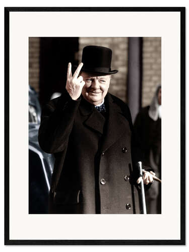 Framed art print Winston Churchill