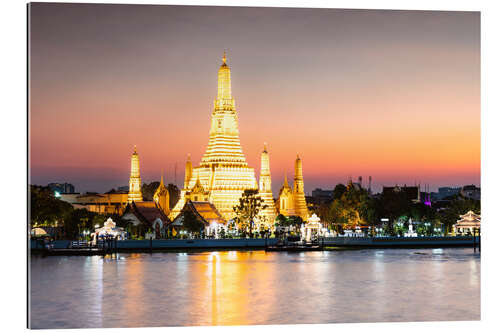 Gallery print Dawn in Wat Arun, Bangkok