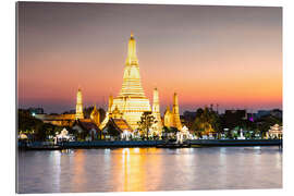 Gallery Print Dämmerung in Wat Arun, Bangkok