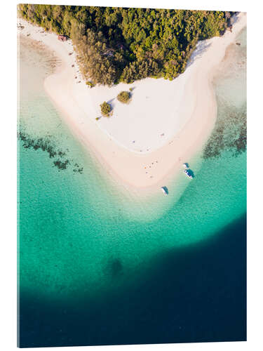 Acrylic print Tropical idyll in Thailand