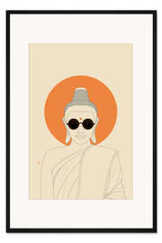 Gerahmter Kunstdruck Stell dir Stille vor!