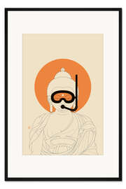 Gerahmter Kunstdruck Tief durchatmen!