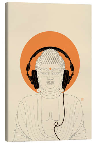 Canvas print Listen to Om!
