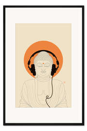 Gerahmter Kunstdruck Hör auf Om!