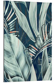 Magnettafel Palmenblätter-Collage