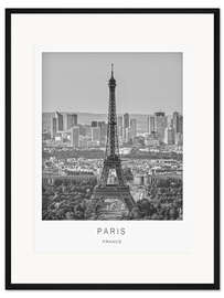 Gerahmter Kunstdruck Paris