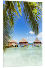 Magnettafel Resort in Polynesien