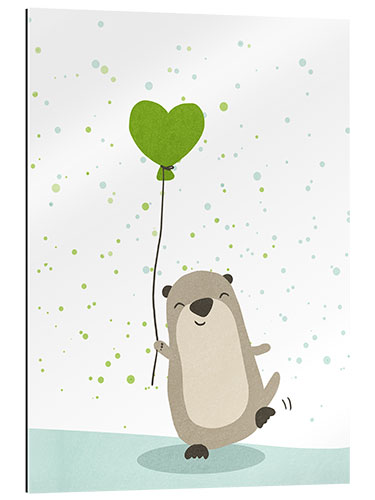 Gallery print Otter with balloon