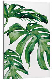 Aluminium print Green leaves I