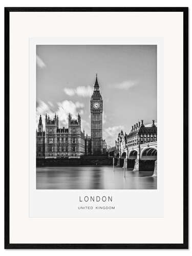 Innrammet kunsttrykk London