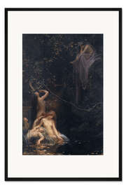 Gerahmter Kunstdruck Feen an der Quelle