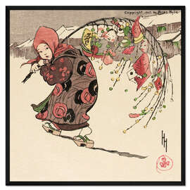 Gerahmter Kunstdruck Das gute Glück