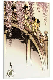 Magnettafel Mond Brücke in Kameido