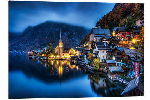 Gallery print Hallstatt at dawn