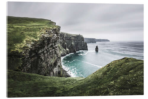 Acrylglasbild Klippen von Moher