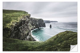 Selvklebende plakat Cliffs of Moher